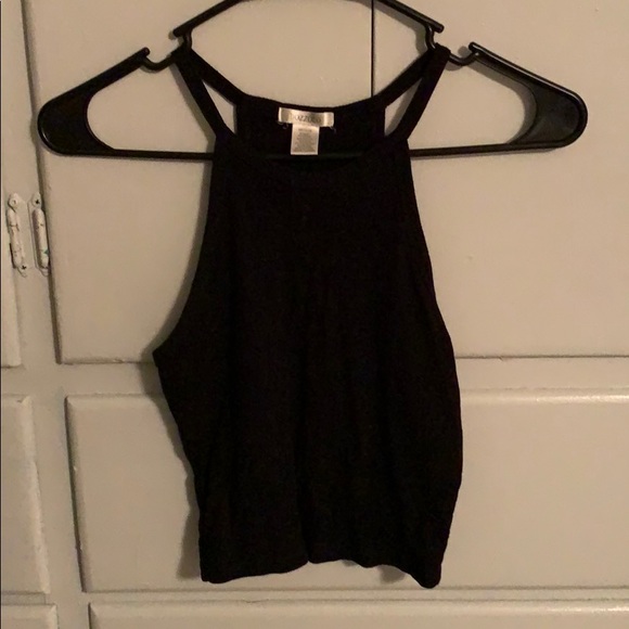 Bozzolo Tops - high neck black tank